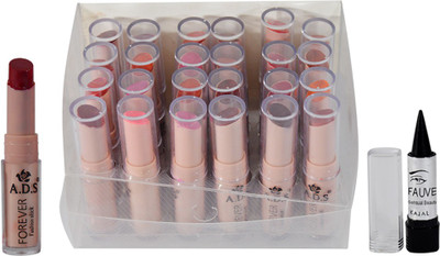 

ADS Glossy & Shine Lipstick Pack of 24(GPTGP-A1, 3 g)