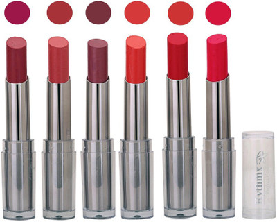 

Rythmx Color Show Creamy Matte Lipstick (Pack of 6) 522(Shade-105)