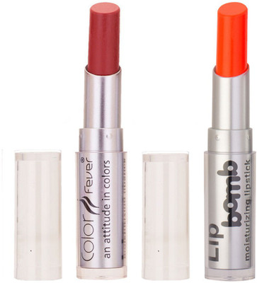 

Color Fever Creamy Matte Limited Offer77160223Peach, Neon Lipstick Set(Peach, Neon, 6.4 g)