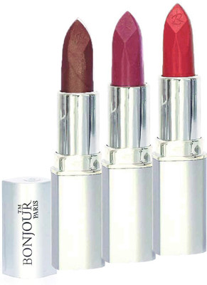 

Bonjour Paris Professional 069 Coffee,Light Pink,Intense Nude Lipstick(Coffee, Light Pink, Intense Nude, 11.4 g)