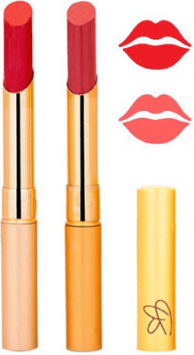 

Rythmx Red+Mauve Color Lipstick Combo 230(Multicolor,)