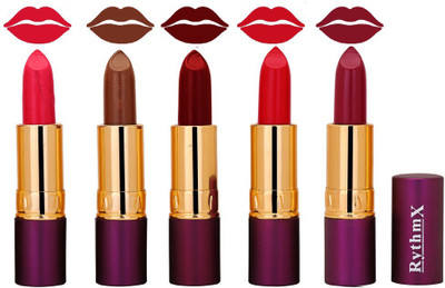 

Rythmx Matte Lipstick (Pack of 5, New Shades)874(Sahde-624)
