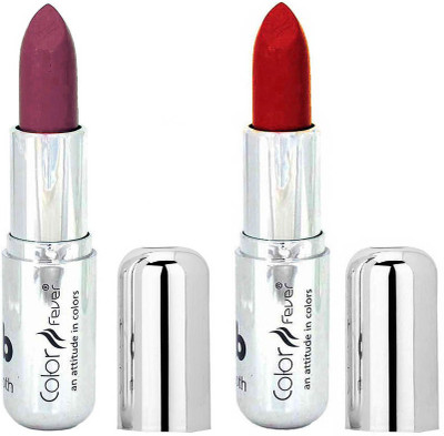 

Color Fever Creamy Matte Dark Red Lipstick 24201669(Light Pink, Dark Red, 8.4 g)
