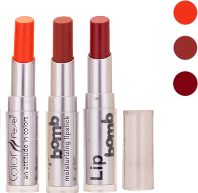

Color Fever Delhi Ki Mashoor Lipstick 343(Orange, Brick Red, Maroon, 9.6 g)