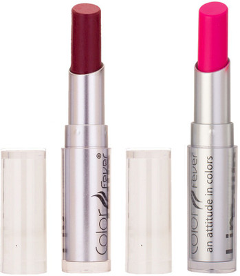 

Color Fever Creamy Matte Limited Offer77160105wine Shine, Neon Pink Lipstick Set(wine Shine, Neon Pink, 6.4 g)