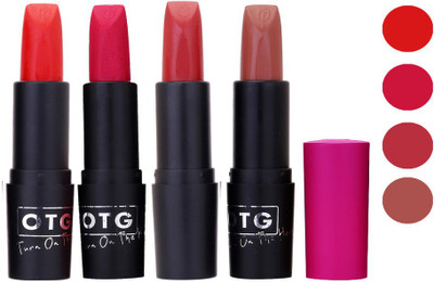 

OTG 9 to 5 Lipstick Set Pack Of 4(shade - 018, 16 g)