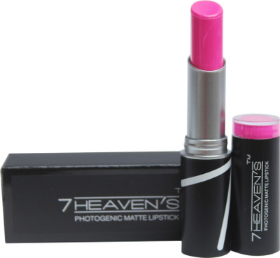 

7 Heaven's PhotoGenic Matte Lipstick(Neon Pink, 3.8)