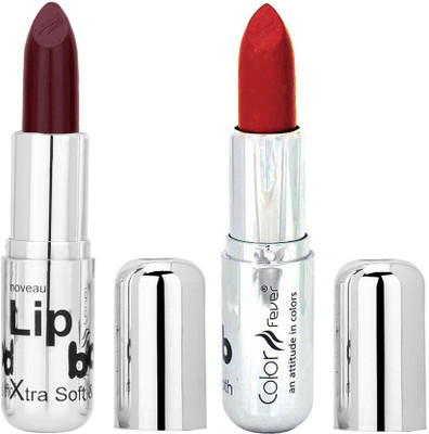 

Color Fever Creamy Matte Brick Red Lipstick-24805(Brown, Brick Red)