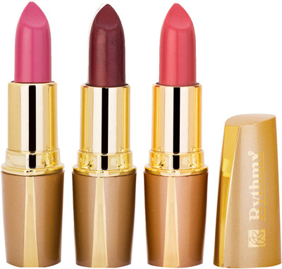 

Rythmx Golden Lipstick Combo 1406201617(Multicolor,, 11.4 g)
