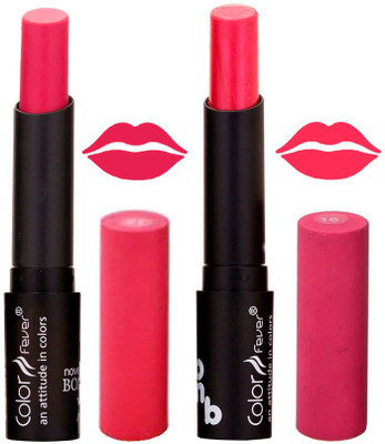 

Color Fever Pink Creamy Matte Lipstick-12-16(Pink, Pink, 7 g)