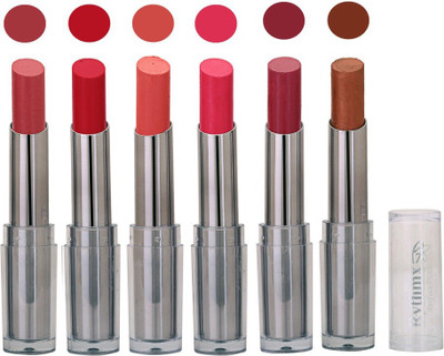 

Rythmx Color Show Creamy Matte Lipstick (Pack of 6) 488(Brown)