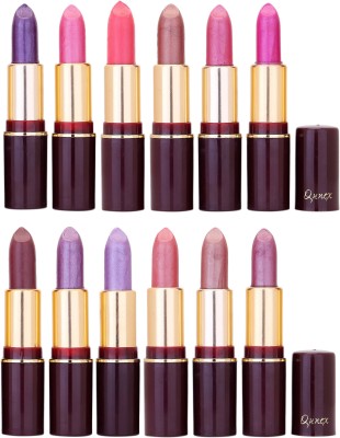 

Qunex Rich Colour Lipstick Wholesale Combo 1105201602(Multicolor,, 48 g)