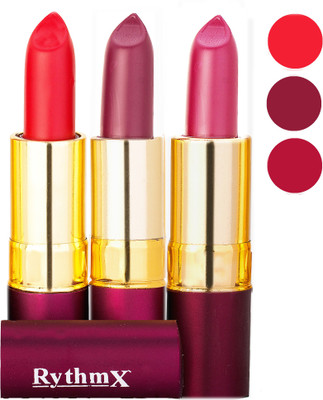 

Rythmx Matte Lipstick Combo 413 429 431(Multicolor,)