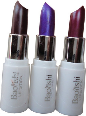 

Baolishi Long Lasting Lipstick-AS-Set of 3(Multicolor)