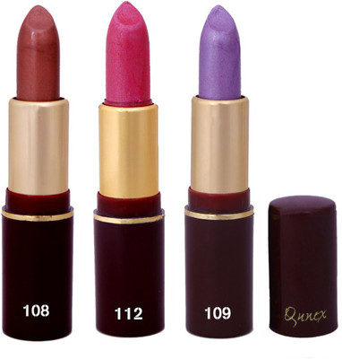 

Imported Qunex Brown,Rose Pink,Purple Lipsticks Combo 1806161(Multicolor,)