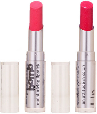 

Color Fever Creamy Matte Limited Offer77160319Pink, Maroon Lipstick Set(Pink, Brick Red, 6.4 g)