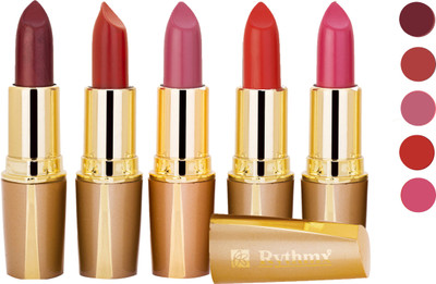 

Rythmx Creamy Matte Lipstick 2207201635 Light Red, Neon Pink, Brown, Light Brown, Pink Lipstick(Brown, Purple, Maroon, Red, 20 g)