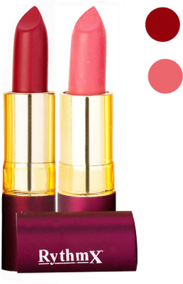 

Rythmx Matte Lipstick 415 436(Red, Peach,)