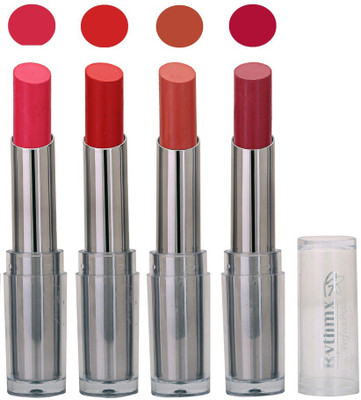 

Rythmx Creme Lipstick in Smooth Matte Four Pies Combo Pack of 4(Multicolor)