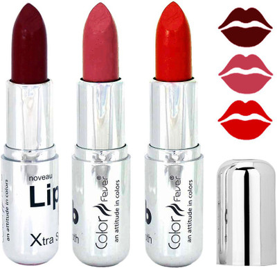 

Color Fever Hollywood Red Lipstick Combo 1204201612(Multicolor,, 12.6 g)