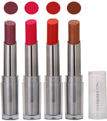 

Rythmx Lipstick in Jamini,Desert Pink,Red Brown Pack of 4(Multicolor)