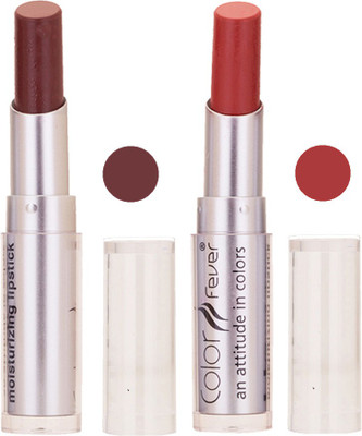 

Color Fever Hot Creamy Matte Girls Lipstick 161(Chocolate, Peach, 6.4 g)