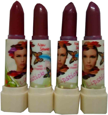 

Kwality Beautiful Lipstick Pack-GSW- of 4(Multicolor)