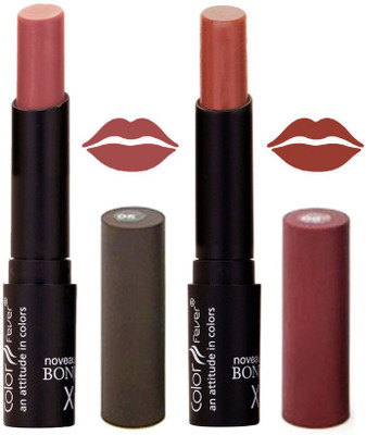 

Color Fever Purple Creamy Matte Offer Lipstick Set-05-06(Chocolate, Chocolate, 7 g)