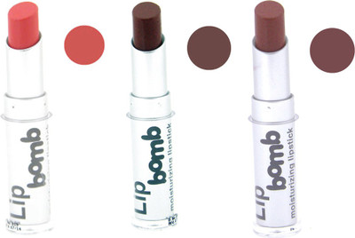 

Color Fever Bomb Matte Lipstick 7-8-9(Chocolate, Hazelunt, Coral, 12 g)