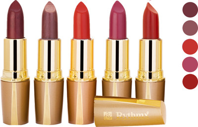 

Rythmx Creamy Matte Lipstick 2207201620 Light Red, Neon Pink, Brown, Light Brown, Pink Lipstick(Brown, Purple, Maroon, Red, 20 g)