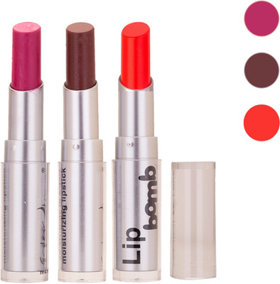 

Color Fever New Delhi Girls Selected Color Lipstick 151(Purple, Brown, Neon Orange, 9.6 g)