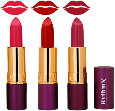

Rythmx Rich creme Lipstick In Baby Pink,Forsty,Purple Sahdes 564(Pink)