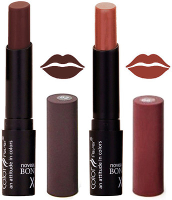 

Color Fever Coffee Creamy Matte Offer Lipstick Set-02-06(Coffee, Chocolate, 7 g)