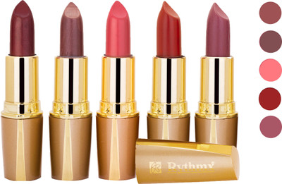 

Rythmx Creamy Matte Lipstick 2207201606 Light Red, Neon Pink, Brown, Light Brown, Pink Lipstick(Brown, Purple, Maroon, Red, 20 g)