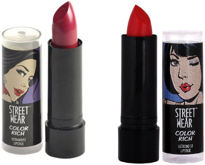 

Street Wear Berry Licious & Very Vampire Setof2 Lipstic(Multicolor, 4 g)
