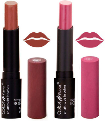 

Color Fever Chocolate Creamy Matte Offer Lipstick Set-06-10(Chocolate, Wine, 7 g)
