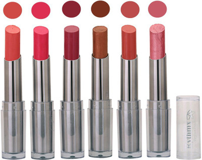 

Rythmx Color Show Creamy Matte Lipstick (Pack of 6) 496(Rich Browny)