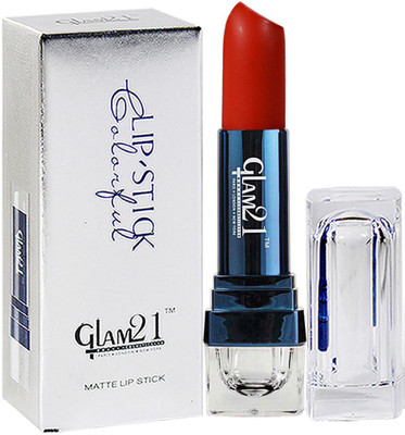 

Glam 21 Coral Red Matte Lipstick(G51, 3.8 g)