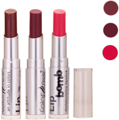 

Color Fever New Delhi Girls Selected Color Lipstick 75(Brown, Wine, Pink, 9.6 g)