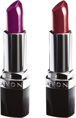 

Avon Ultra Color Lipstick(set of 2)(Perfect Red, Oxford Wine)