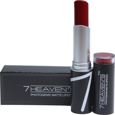 Flipkart - 7 Heaven’s PhotoGenic Matte Lipstick(Plum Red, 3.8)
