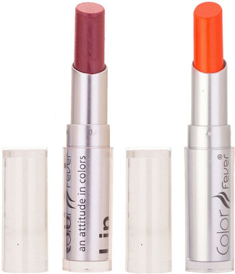 

Color Fever Creamy Matte Limited Offer77160244Mauve, Neon Orange Lipstick Set(Mauve, Neon Orange, 6.4 g)