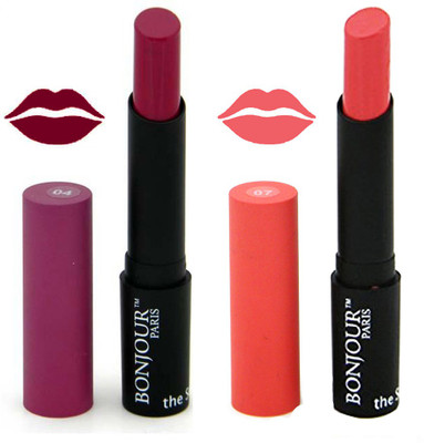 

Color Fever Creamy Matte Lipstick Combo 4-14(Multicolor,, 8 g)
