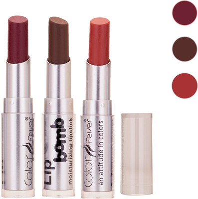 

Color Fever New Delhi Girls Selected Color Lipstick 85(Wine, Brown, Brick, 9.6 g)