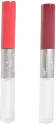 

7 Heaven's Color Stay 2 In 1 Waterproof Liquid Lipstick(Shade-(Lilac-12 Lolipop-23), 9.2 g)