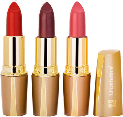

Rythmx Golden Lipstick Combo 1406201615(Multicolor,, 11.4 g)