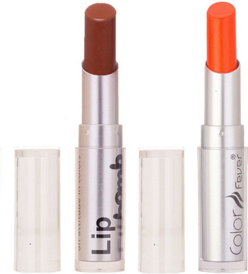 

Color Fever Creamy Matte Limited Offer77160297Coffee, Neon Orange Lipstick Set(Coffee, Neon, 6.4 g)