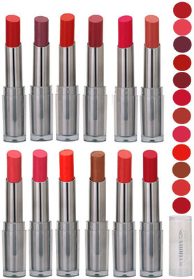 Rythmx Lipstick All Color Makeup Combo Kit (Pack of 12) 1008(Shade - 48)