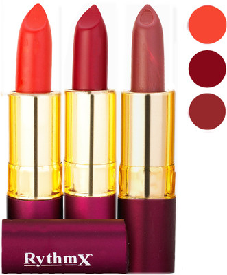 

Rythmx Matte Lipstick Combo 415 421 433(Multicolor,)