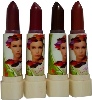 

Kwality Beautiful Lipstick Pack-ASD- of 4(4 Multicolor)